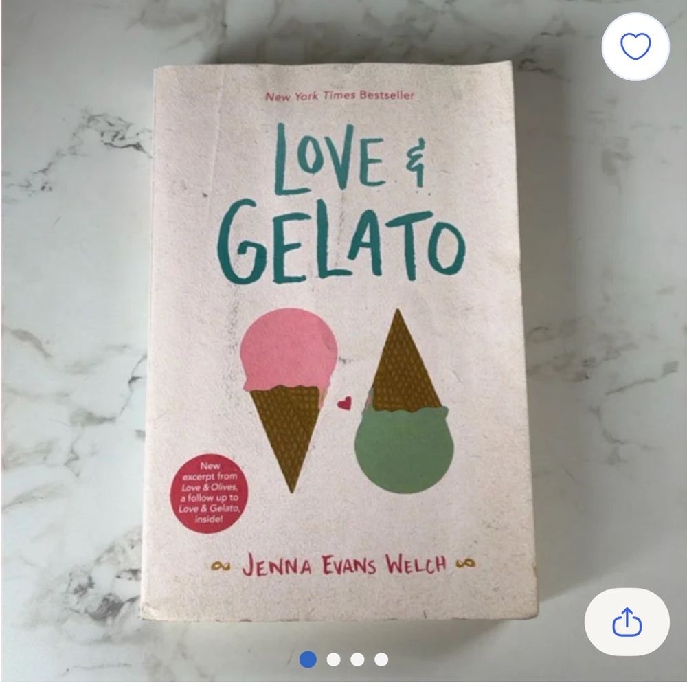 Love & Gelato Book by Jenna Evans Welch